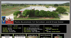 Desktop Screenshot of pearlbluegrass.com